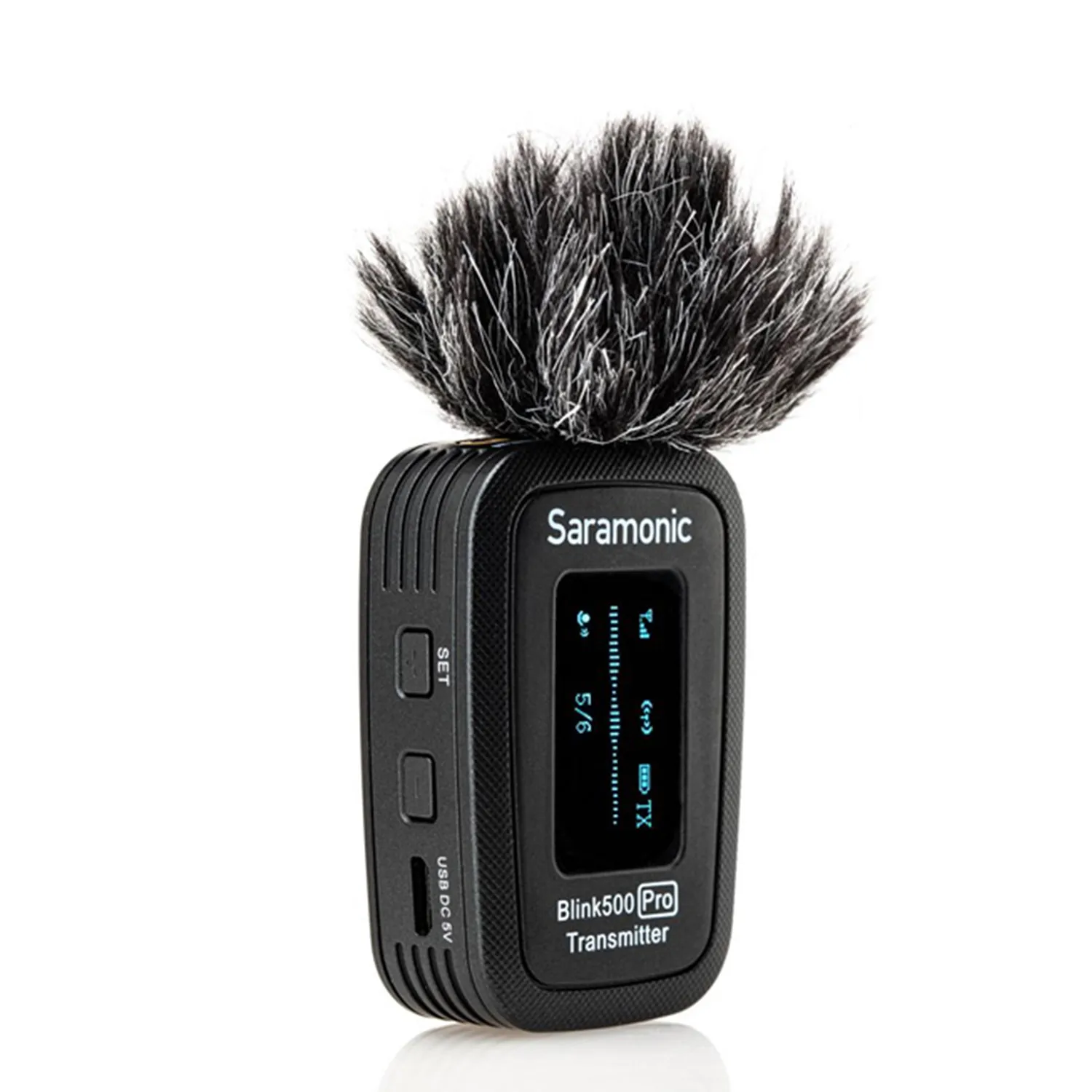 Saramonic Blink500 Pro TX 2.4GHz Wireless Transmitter for Blink500 Pro Receiver built-in Mic and 3.5mm Mic/Line input mic