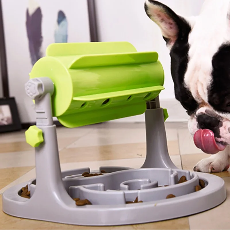 Товары для домашних животных, собачья роликовая игрушка-Кормушка, собачья миска, экологически чистая медленная кормушка, медленная кормушка, миска для собак, Интерактивная миска для собак N1