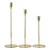 3Pcs/Set Chinese Style Metal Candle Holders Simple Golden Wedding Decoration Bar Party Living Room Decor Home Decor Candlestick 7
