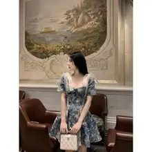 

2021 Summer Sexy Women Strap Elegant Evening Party Tulle Dress Short Mini Dress Female Korean Ball Gown Dresses