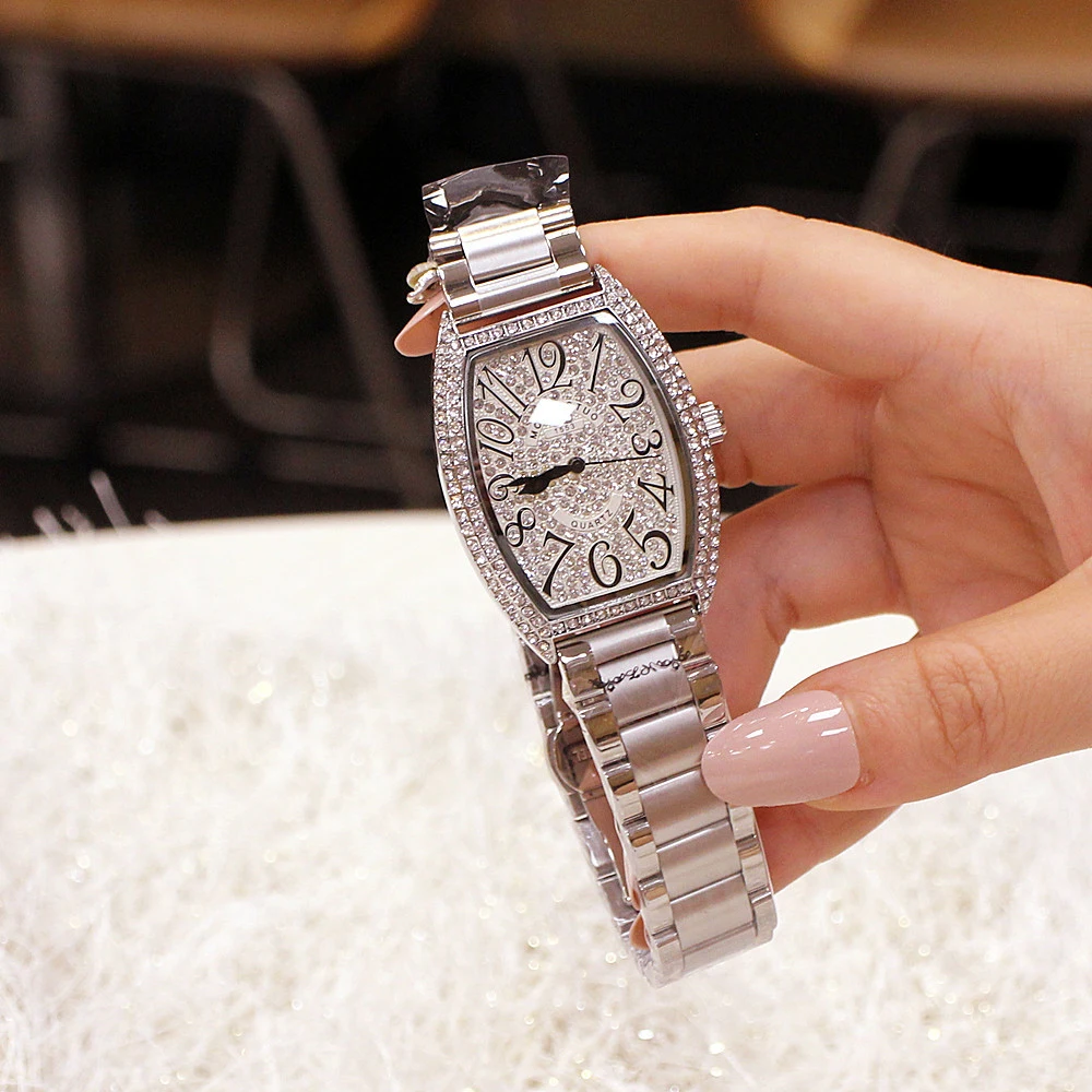 

Watches Women 2020 Famous Brand Diamond Quartz Women Watches Crystal Golden Ladies Wrist Watch Feminino Montres Femme