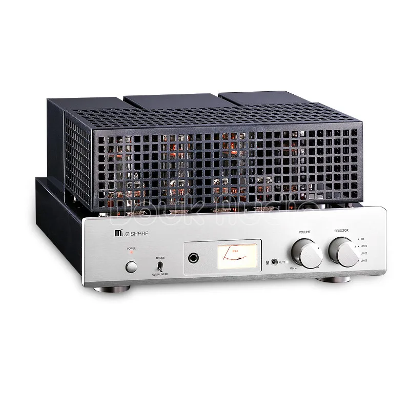 Усилитель Douk Audio EL34 вакуумная трубка встроенный Hi Fi усилитель мощности 35 Вт * 2