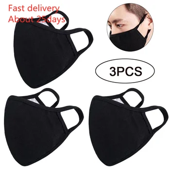 

Face Mask Masque 3pc Reusable Cotton Comfy Breathable Safety Air Fog Respirator Masks For Women Mascaras