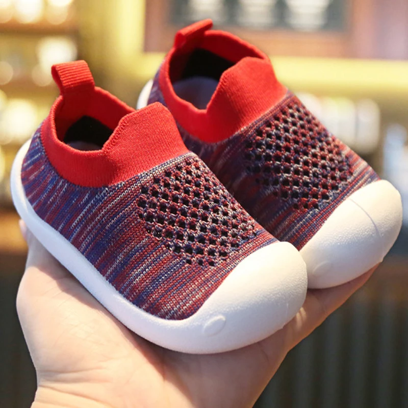 

2019 Spring Infant Toddler Shoes Girls Boys Casual Mesh Shoes Soft Bottom Comfortable Non-slip Kid Baby First Walkers Shoes