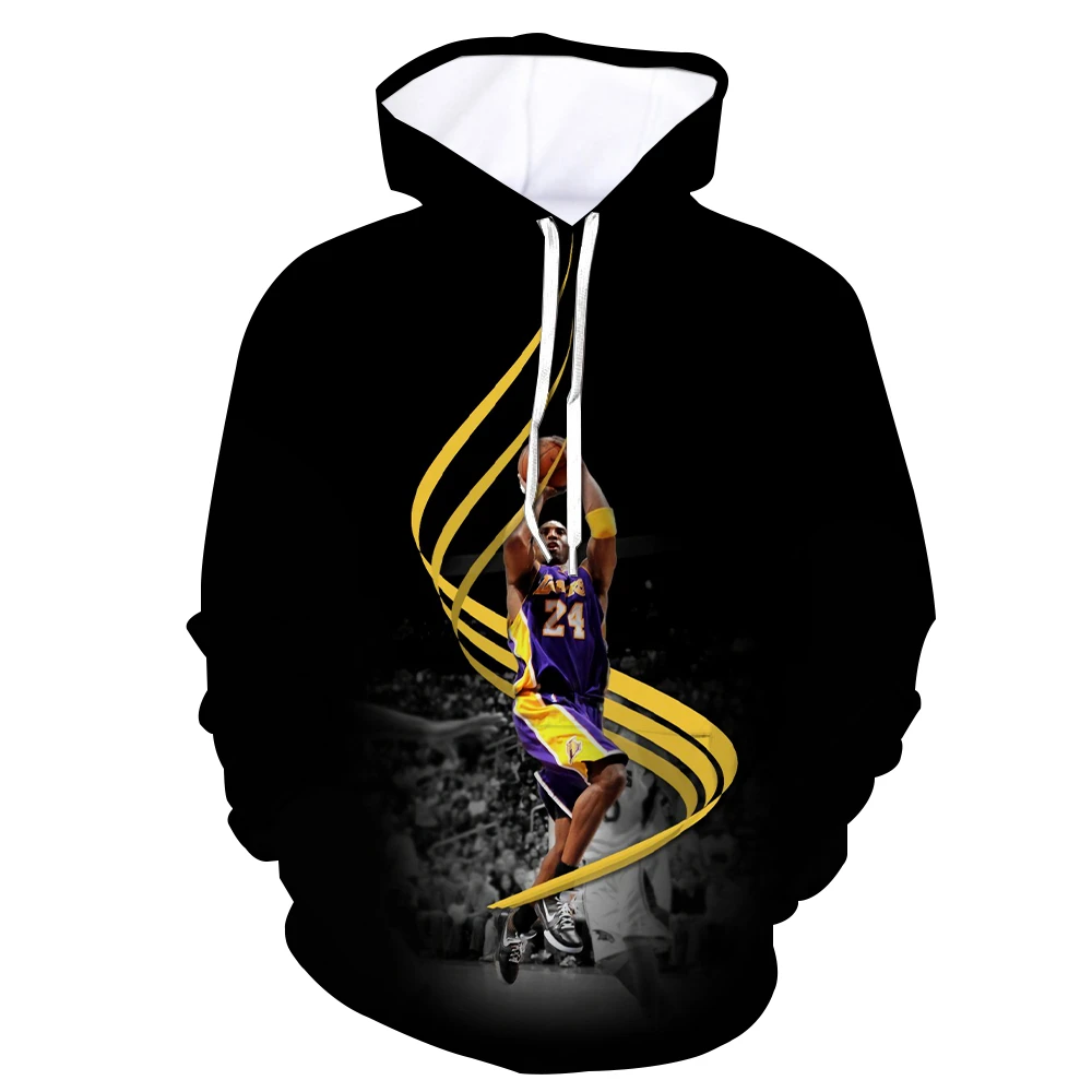 new Fashion Brand clothing hoodies Outerwear All-Star players Kobe Bryant 3d print Sweatshirt casual hip hop streetwear - Цвет: ZLC-DL-LQ52