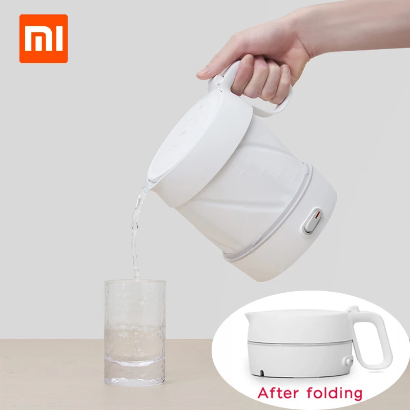 

Xiaomi Hl 1000ml Vouwen Watercoker Handheld Instant Heating Electric Water Heater Car Power -off Protection Wired Ketel