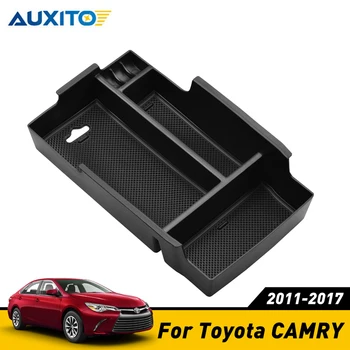 

Car Armrest Box Center Console Storage Glove Box Organizer Insert Tray For Toyota Camry 2011 2012 2013 2014 2015 2016 2017