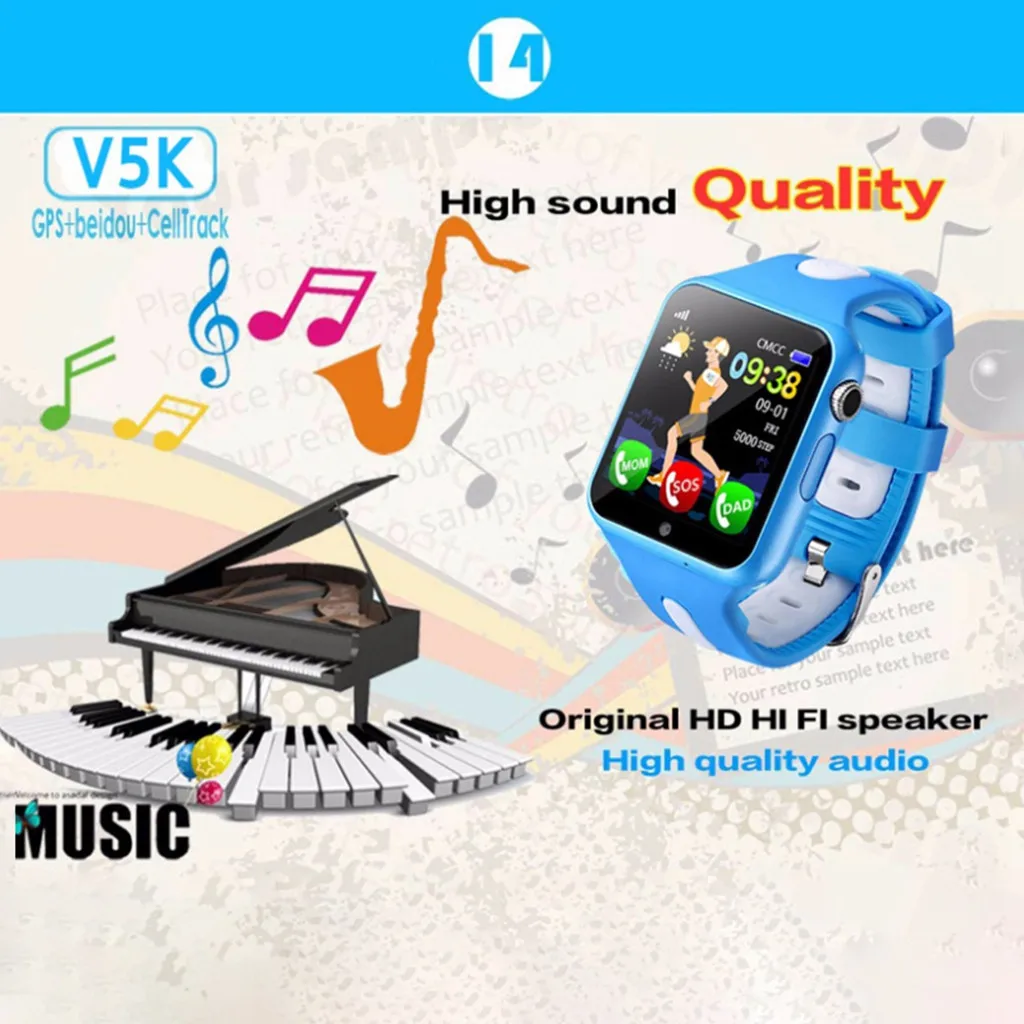  Kinder GPS Smartwatch 144 zoll GPS Anti-verloren Smart Uhren für Kinder Mädchen Jungen Farbe Touch 