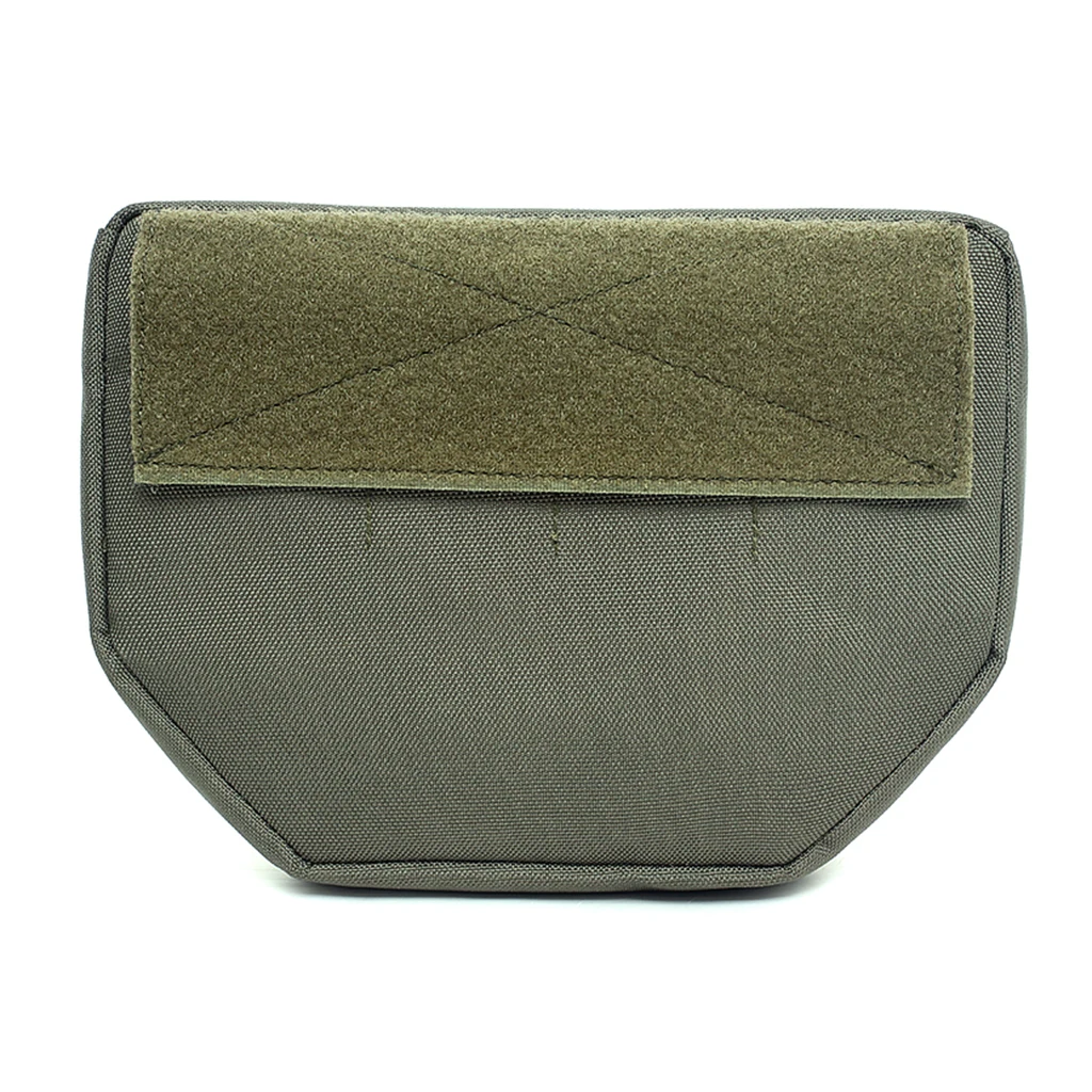 Outdoor Vest Pasted Bag Accessories Pouch Attachment Storage Bag for Outdoor Hiking Travel Cycling Hunting Running Fishing 