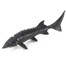 Simulado Peixe Falso Modelo Figura de Ação Clássico Modelo de Animais Do Oceano Peixe Esturjão Artificial Modelo Brinquedos para Crianças Decoração Da Sua Casa