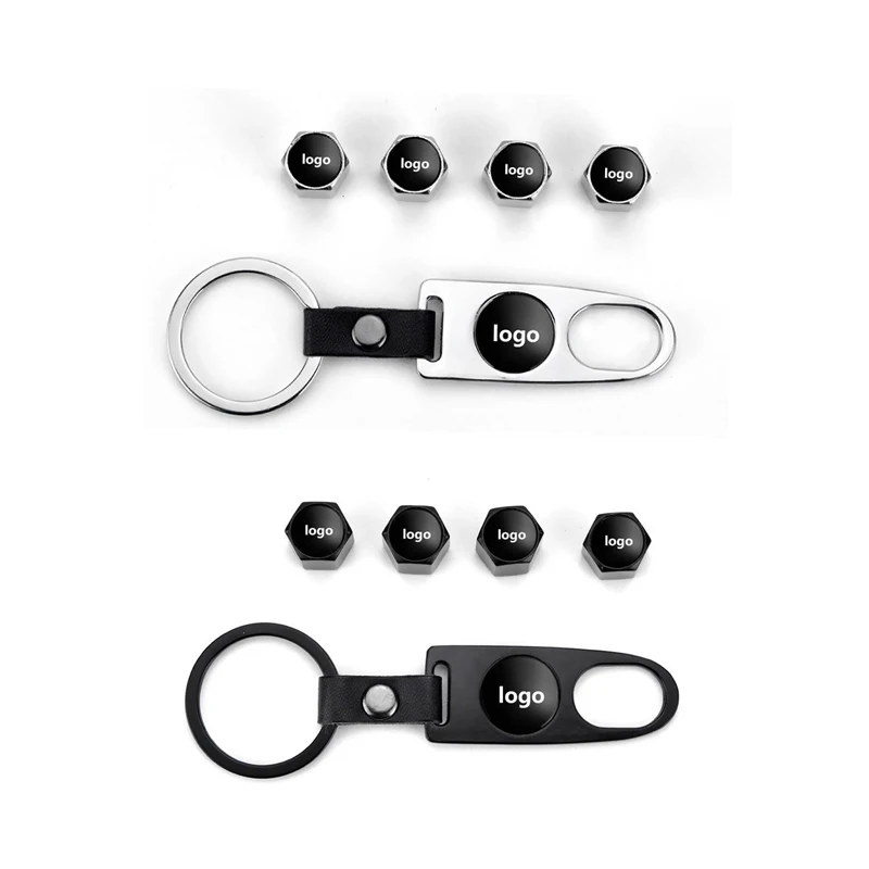 4Pcs Zinc Alloy Anti-Theft รถยางวาล์วล้อยางล้อยาง Stem Air Cap Airtight ฝาครอบอุปกรณ์เสริมสำหรับรถยนต์สำหรับ Ford 1