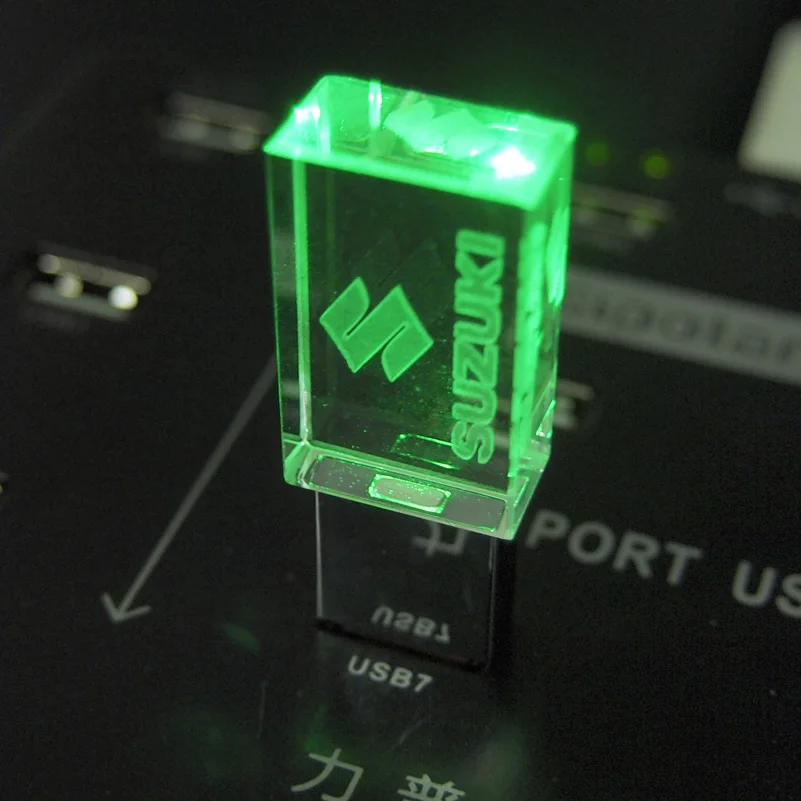 Usb-2.0 Flash-Drive Memory Stick Car-Logo Hot-Sale Suzuki Wedding Gifts 128GB with Crystal