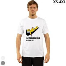 Летняя мужская футболка с принтом Симпсона, хип-хоп футболка для пары, одежда с коротким рукавом