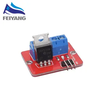 

10PCS 0-24V Top Mosfet Button IRF520 MOS Driver Module MCU ARM
