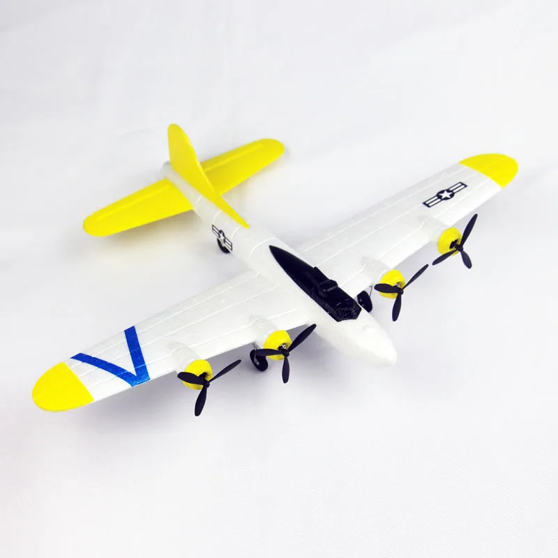 Пилот с дистанционным управлением Rc самолет fзажигалка Наружная игрушка двухканальный Usb зарядное устройство автоматический баланс Игрушечная модель самолета