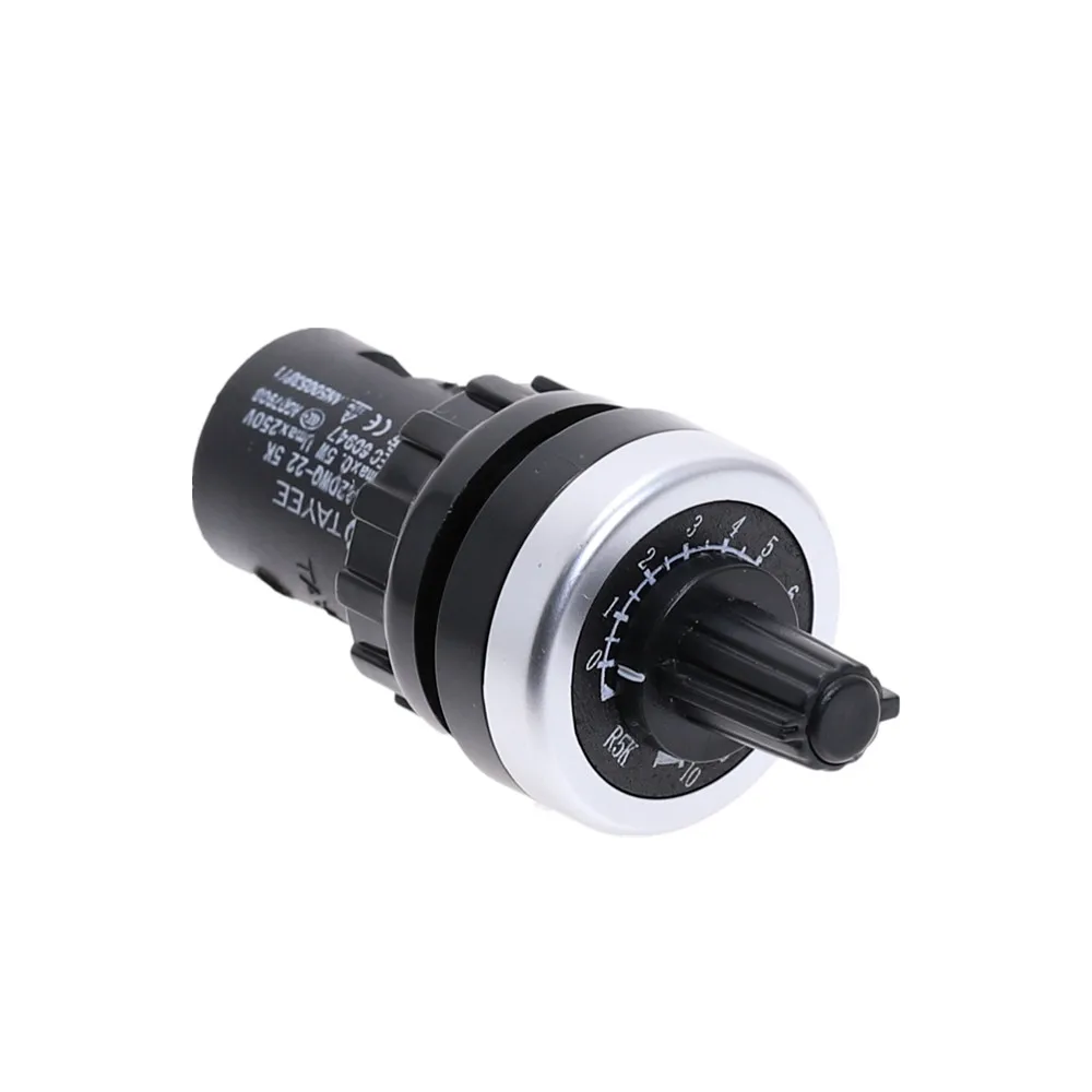 LA42DWQ-22 22 мм 1K 2K 5K 10K 20K 50k 100K 200K Ом Потенциометр с переменной скоростью привода Vsd ручка для кастрюли переключатель