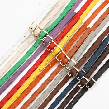 

PU Leather Shoulder Bags Belts Adjustable Handbag Crossbody Bag Belt DIY Replacement 120cm Bag Strap Candy Color Accessories
