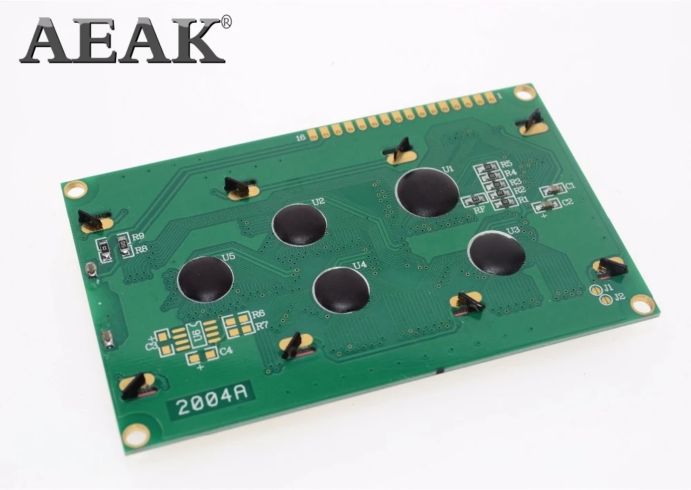 AEAK lcd плата 2004 20*4 lcd 20X4 5V зеленый экран lcd 2004 Дисплей lcd модуль lcd 2004