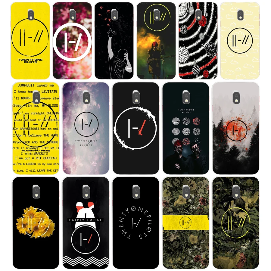 40AA HyrCase Twenty One Pilots 21 Мягкий Силиконовый ТПУ чехол для телефона Samsung Galaxy J2 J4 Prime J6 Plus J7