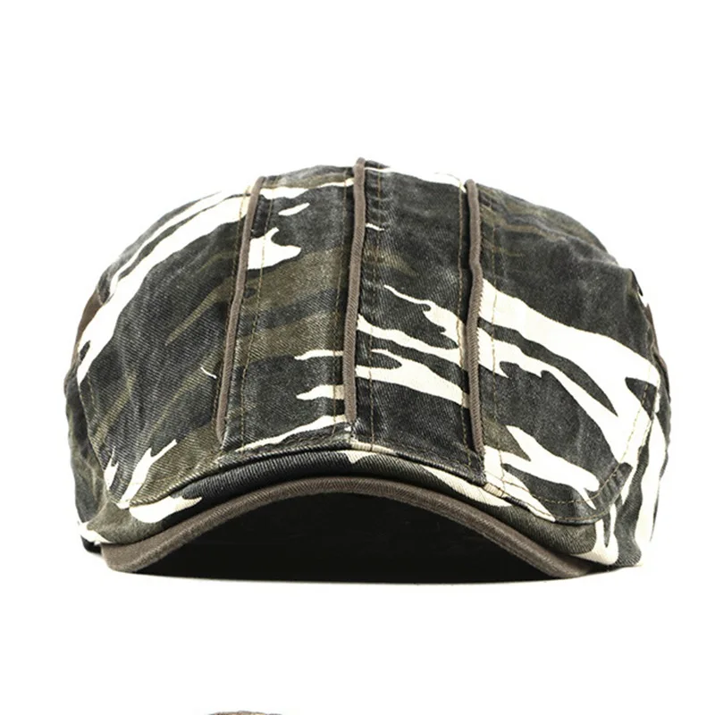 JNKET, камуфляжный берет для отдыха, мужская и женская кепка, плоская кепка, мытая ткань, кепка, кепка для спорта на открытом воздухе, солнцезащитная Кепка, кепка, Кепка