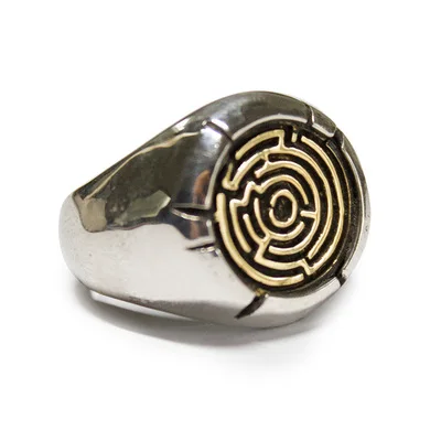 Finger Ring Stainless Steel Ring Ring Set Vintage Maze Mens New Design Biker Rock Roll Gothic Punk Wedding Engagement