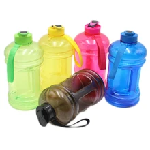 Новинка 1/2 л большая бутылка для воды галлонов Bpa бесплатно шейкер для протеина пластиковые спортивные бутылки для воды рукоятка тренажерный зал фитнес чайник