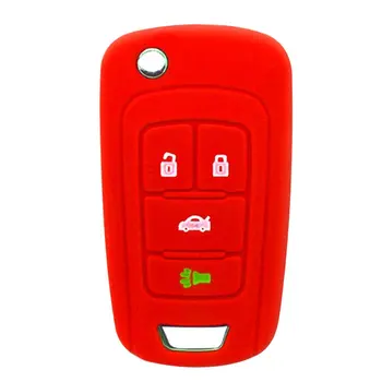 

new4 Button Car Remote Control Silicone Protective Sleeve Case for Buick Regal Remote Control Cover Wear Resistant