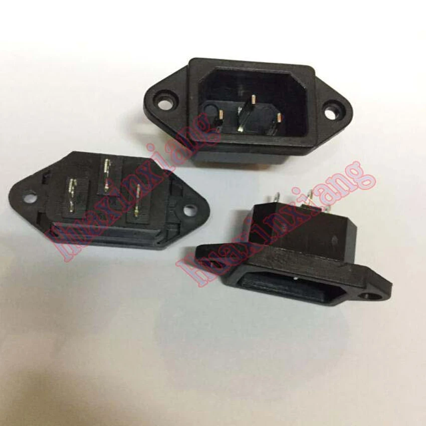100 шт./лот AC-04 DC разъем питания/разъем переменного тока 10А/250В 3Pin | Обустройство