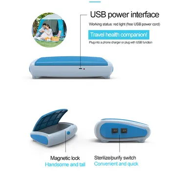 

UV Smartphone Disinfection Box MultiFunctional Sterilizer UV Baby Product Disinfector