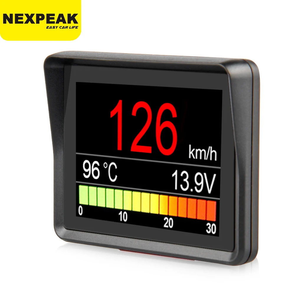 US $20.89 Nexpeak A203 Obd2 OnBoard Computer Car Digital Computer Trip Display Speed Fuel Consumption Temperature Gauge Obd2 Scanner
