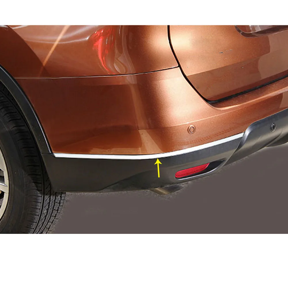 

Car Body Rear Back Bumper Corner Protection Trim Frame Edge Board Hoods 2pcs For Nissan X-Trail XTrail T32/Rogue 2014 2015 2016