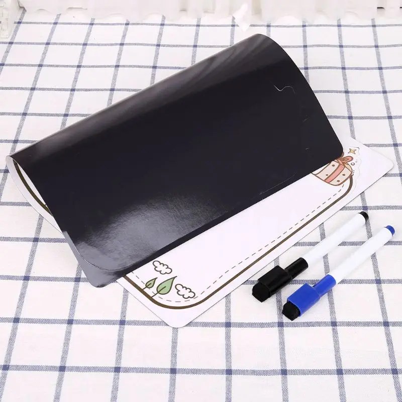Rectangle Soft Magnetic Whiteboard Reminder Magnet Erase Fridge Message Board