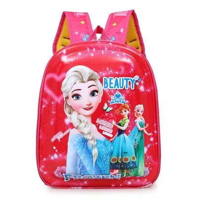 

Disney new eggshell cartoon bag princess frozen spiderman boy girl baby backpack kindergarten bag gift children small backpack