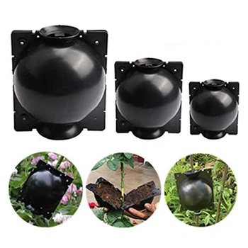 

6PCS Vegetative Propagation Gallon Pot Botany Plant Rooting Root Device Pressure Propagation Ball Boxes Grafting