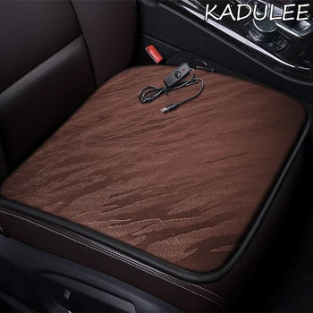 

KADULEE 12V Heated car seat cover for Suzuki swift sx4 grand vitara Kizashi S-CROSS VITARA Baleno Winter Pad Cushions styling