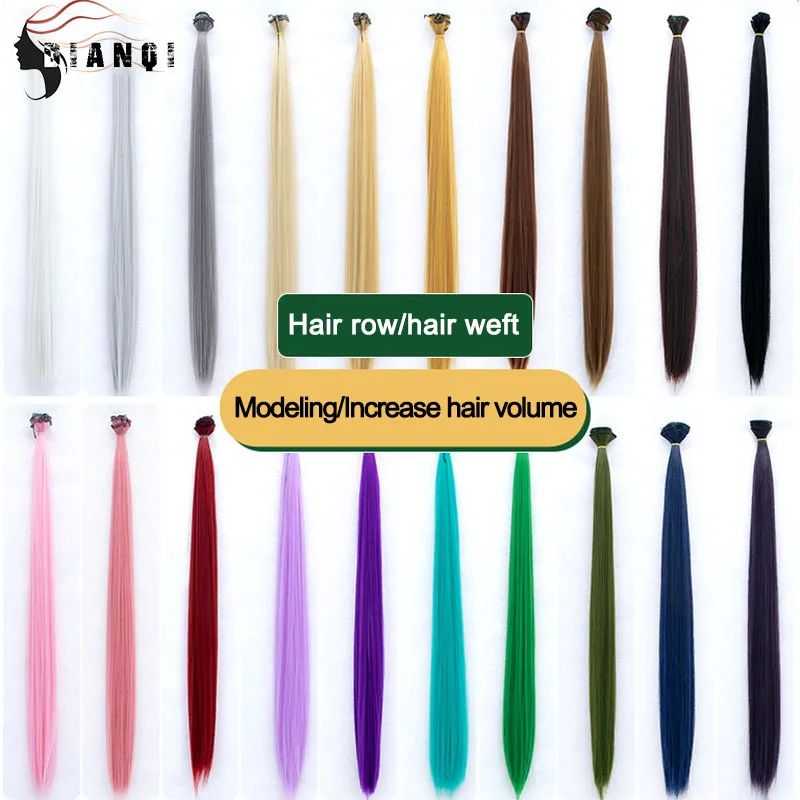

DIANQI Synthetic Hair 23 Colors Modeling Hair Curtain Increase Hair Volume, Cosplay Anime Wigs Special Hair Row