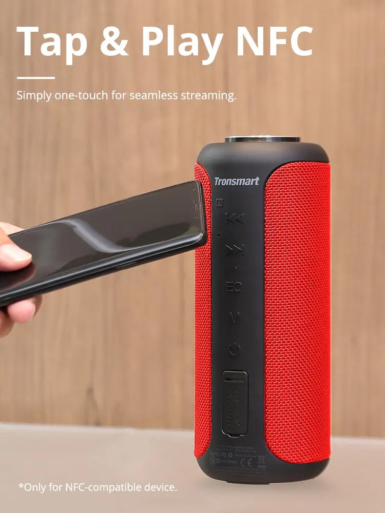 [Новейшая версия] Динамик Tronsmart T6 Plus улучшенная версия Bluetooth 40 Вт портативный