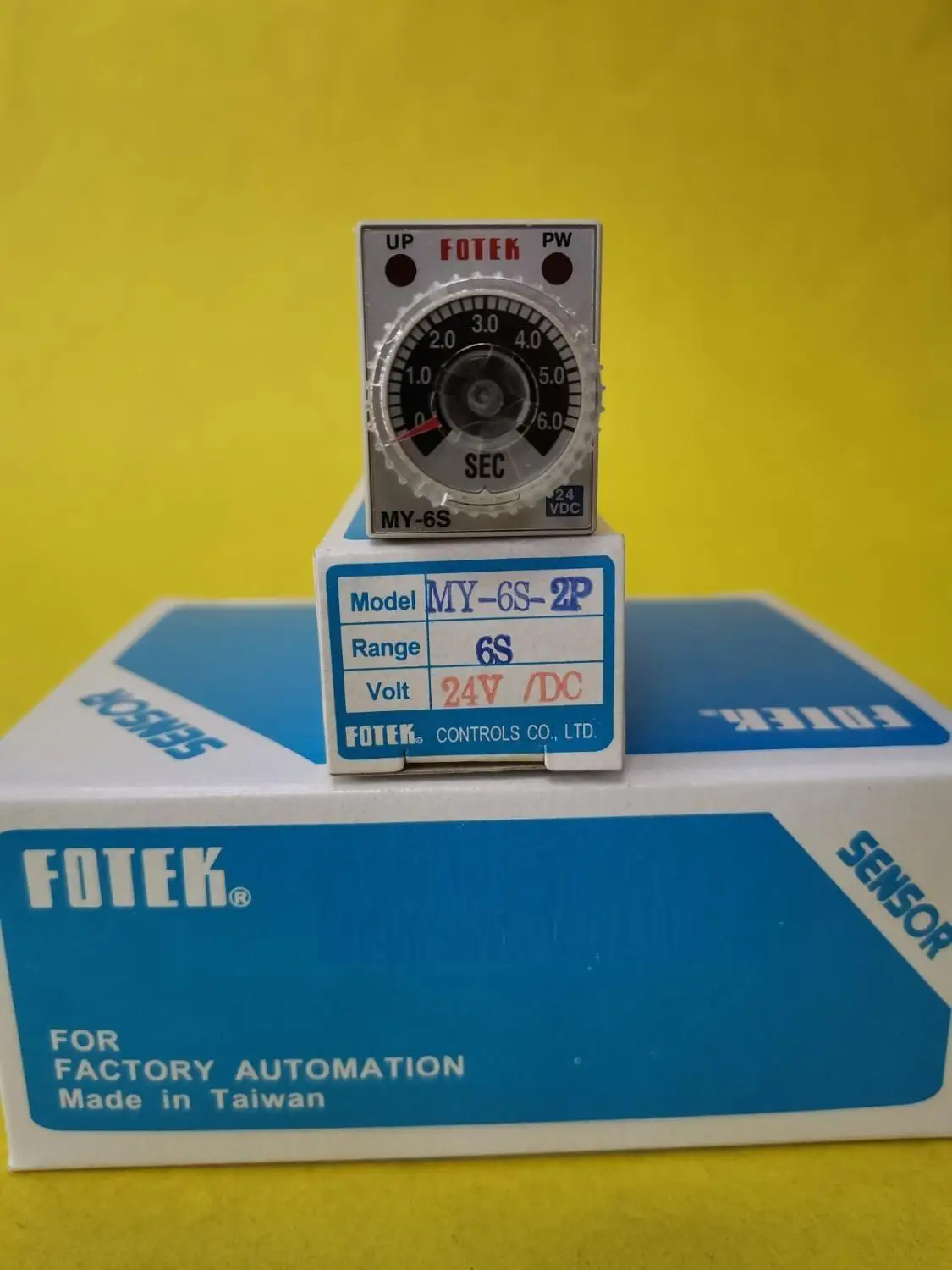 

MY-6S-2P-DC24V новый оригинальный импортный таймер FOTEK таймер