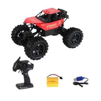 

1:14 2.4G 4WD 30Km/H Charging Remote Control Off-Road Monsta Truck High Speed RTR RC Car Toy