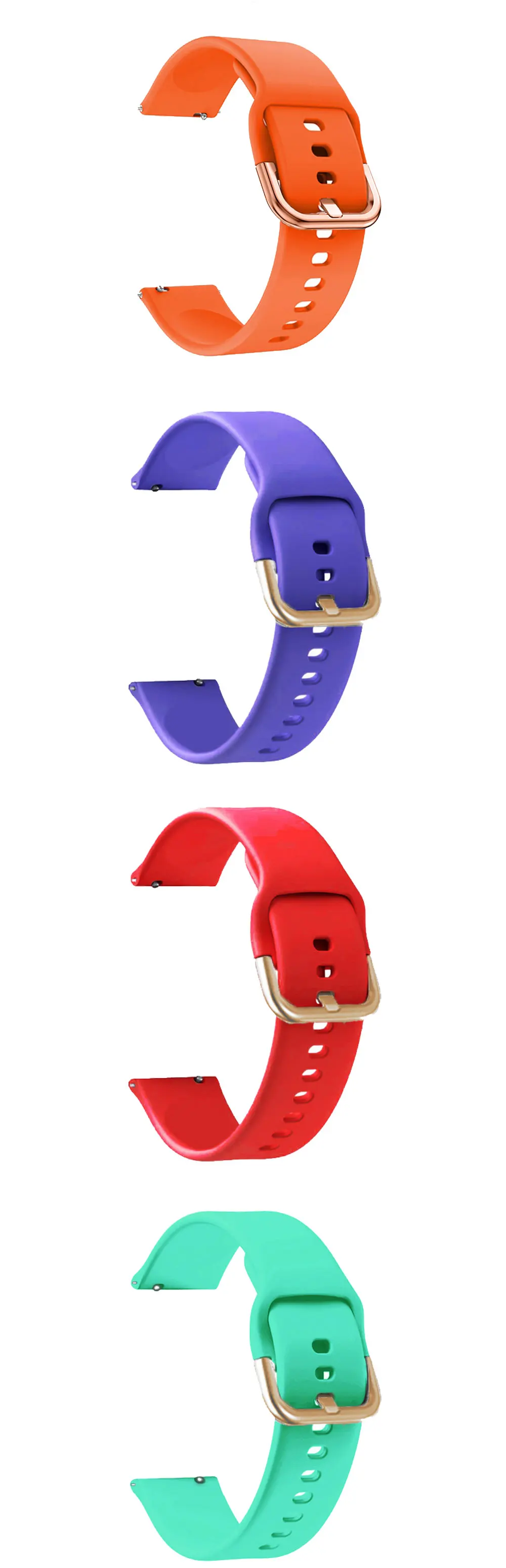 Silicone 20mm Band Strap For Samsung Galaxy Watch Active2/3 41 Smartwatch Wristband Huawei Honor Magic2 GT2 GT 2 42mm GT3 42mmSilicone 20mm Band Strap For Samsung Galaxy Watch Active2/3 41 Smartwatch Wristband Huawei Honor Magic2 GT2 GT 2 42mm ES CorreaSilicone 20mm Band Strap For Samsung Galaxy Watch Active2/3 41 Smartwatch Wristband Huawei Honor Magic2 GT2 GT 2 42mm ES Correa