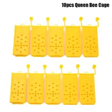

10pcs Portable Beekeeping Bee Queen Rearing Cage Transport Cages Plastic Tool