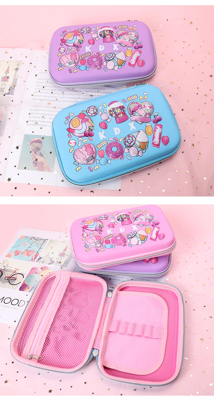 Детский чехол-карандаш из мультика EVA kawaii Большой школьный пенал для карандашей