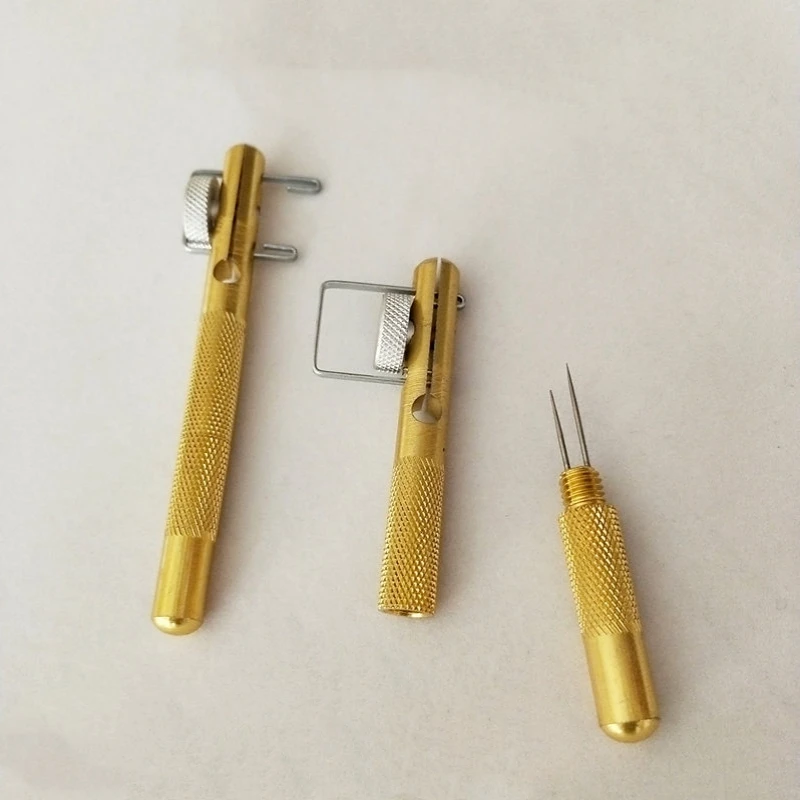 

Aluminum Alloy Fishing Hook Tier Double-headed Needle Knots Tie Fishing Line Knotter Fishhook Tie Device Practical Fishing