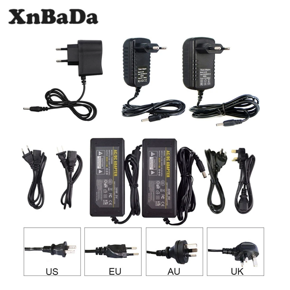 Источник питания для светодиодных лент трансформатор 5 В постоянного тока 2 А 3 6 8