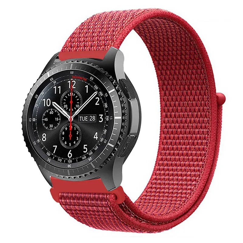 Тканый нейлоновый ремешок для samsung Galaxy Watch Active2 40 мм 44 мм SM-R820 R830/Active 2 Band Браслет gear S3/S2 ремешок для часов/спортивный