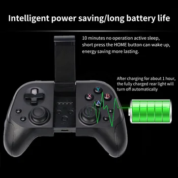 

Game Pad Bluetooth BT4.0 Gamepad Controller Mobile Trigger Joystick For Android Smart Cell Phone PC Handle Tablet TV Box Holder