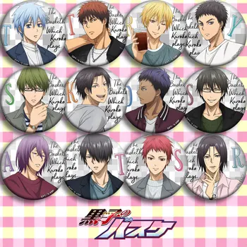 

1pcs 58MM Anime Badge kuroko no basket Kagami Takao Pins Brooch
