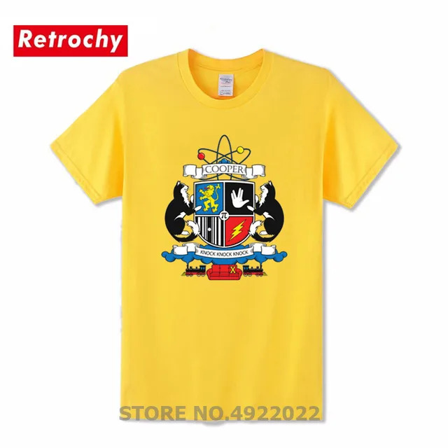 Bergaya Sheldon Cooper Coat Of Arms T 
