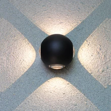 Настенный светильник для сада, виллы, парка, террасы, дверной столб, балкон, дверной проем, лестница, открытый внутренний двор, светодиодный настенный светильник, 12 Вт, 16 Вт, высокая мощность