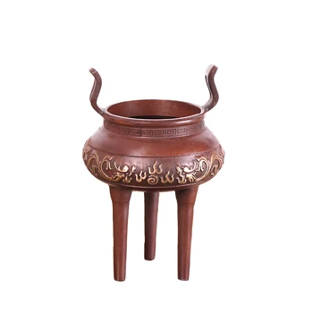 

MOZART Pure Copper Long Leg ThreeLegged Incense Burner Plate Incense Burner Decoration Home Office